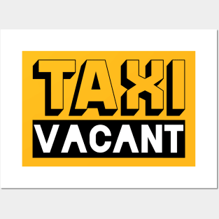 Taxi Vacant Posters and Art